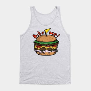 Yummy hamburger Tank Top